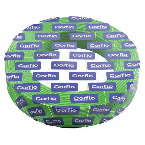 Cabo Flexível 750v 2,50mm² Verde - Corfio  25 Metros
