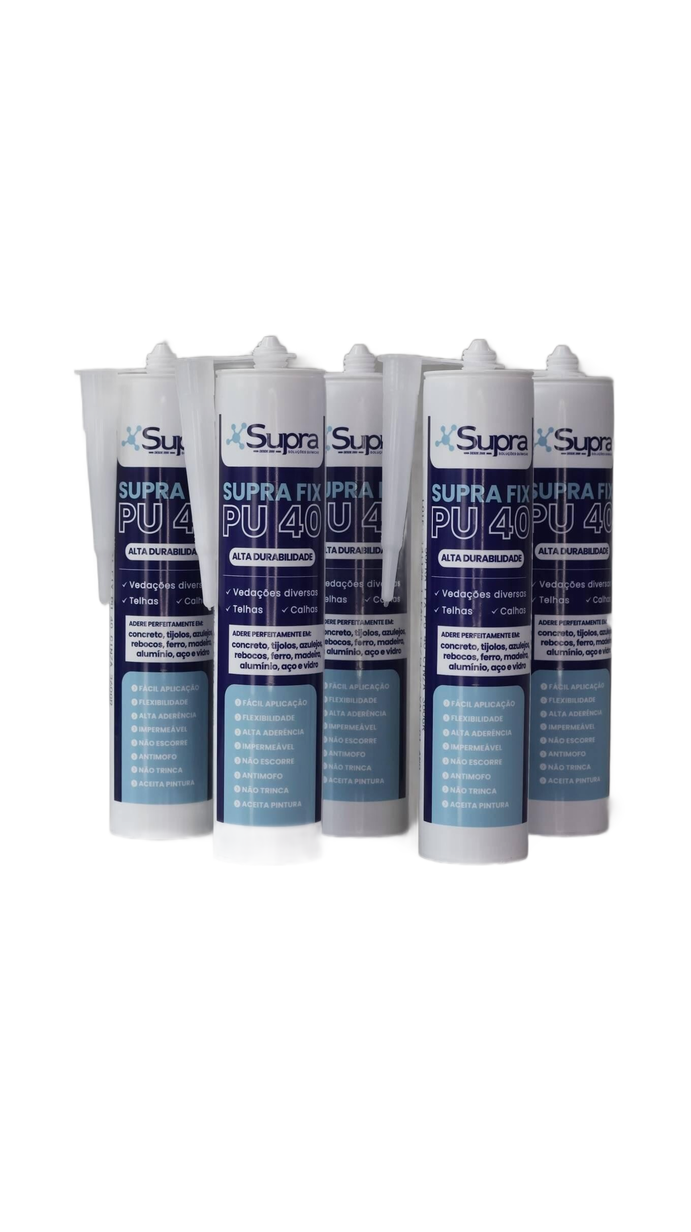 Supra Fix Pu 40 Selante Poliuretano Branco Tubo 360 G – Supra