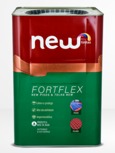 Fortflex New Pisos Amarelo 18l - 1203