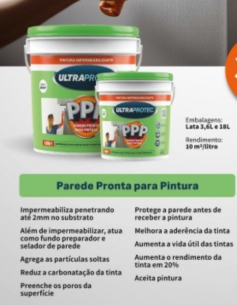 Ultraprotec Ppp Parede Pronta P/pintura 18l