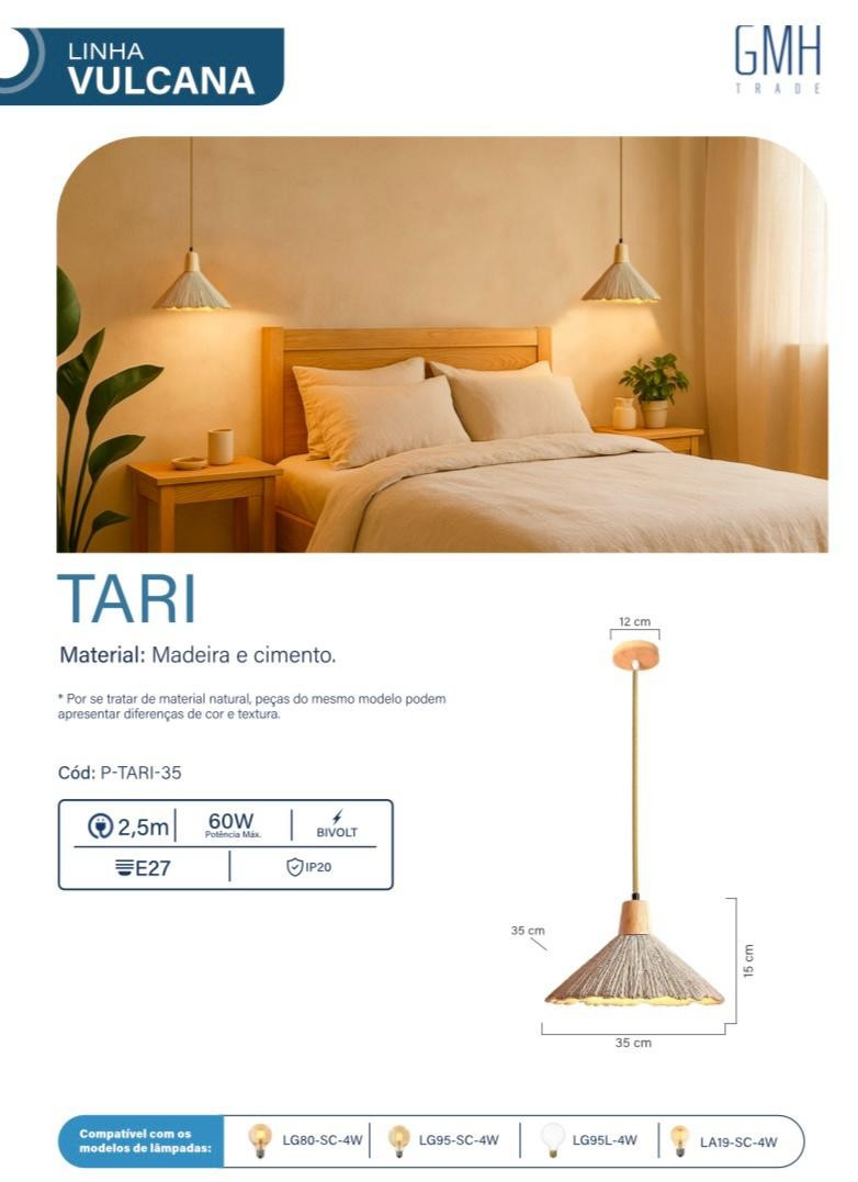 Gmh Pendente Tari 35cm P-tari-35