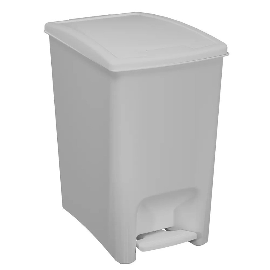 Lixeira Astra Plast C/pedal 10l Branca Lpda10*br-br