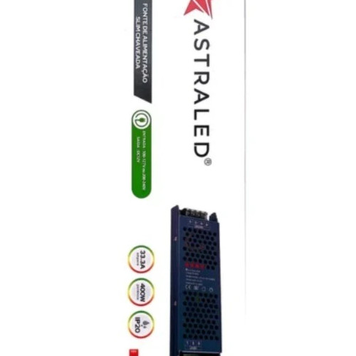 Astraled Driver 400w 12v 33.3a Fonte Chaveada Slim Fa-6016