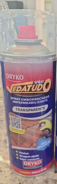 Spray Impermeabilizante Dryko Vedatudo 400ml/235g Transparen