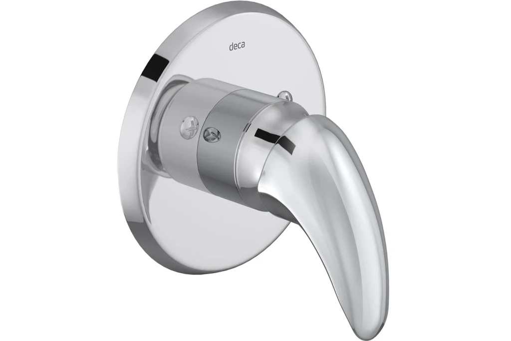 Acabamento Monocomando de Alta e Baixa Pressão para Ducha Smart Cromado