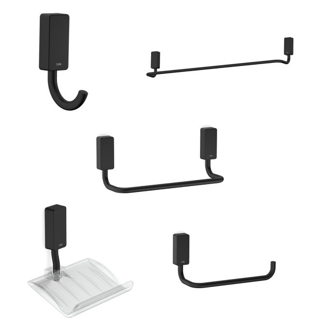 Celite Kit Acessorios 5pcs New Celite One Preto Matte