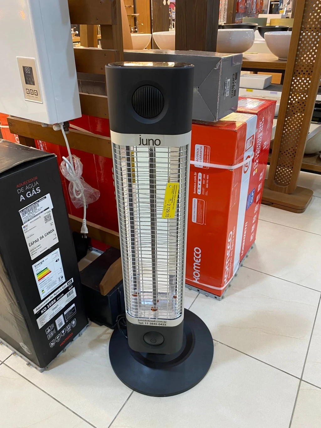 Aquecedor Juno Ch-1800re 220v Residencial C/pedestal