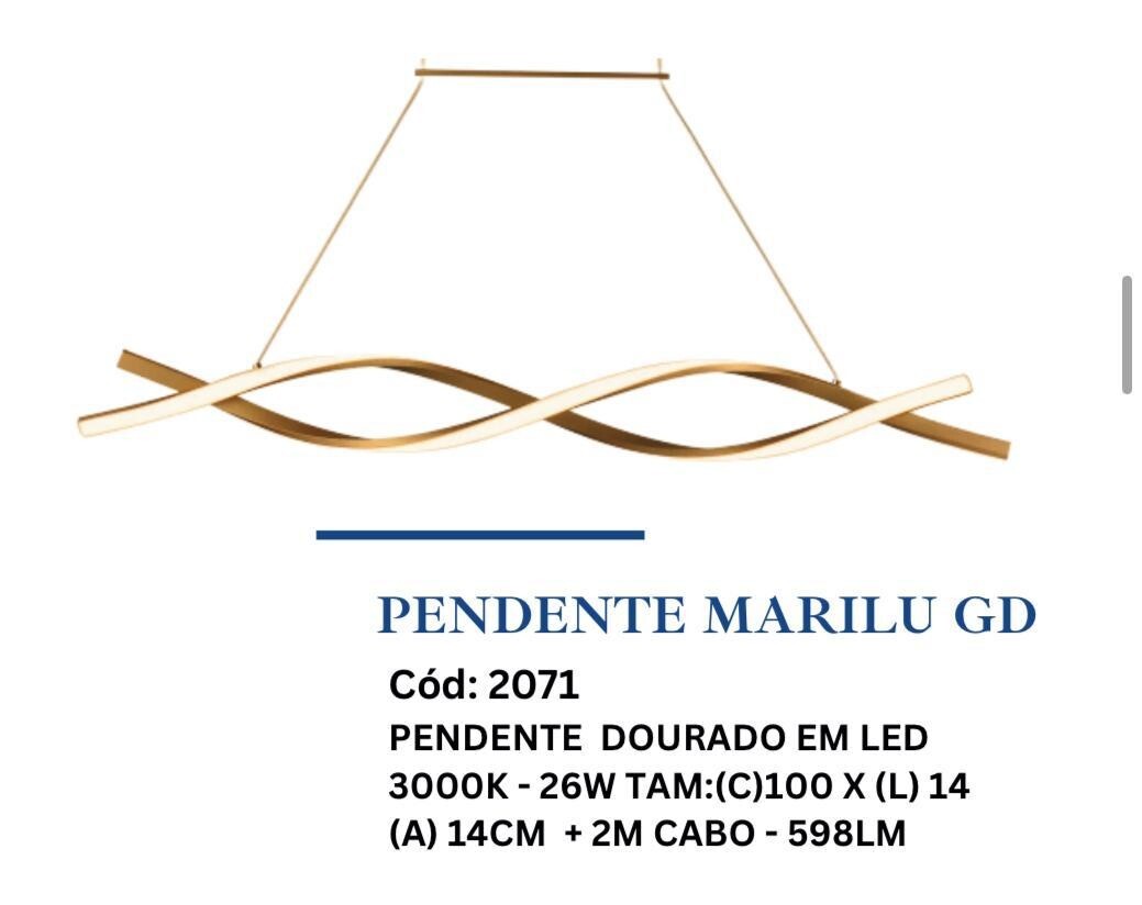 Adn+ Pendente Marilu Gold 2071
