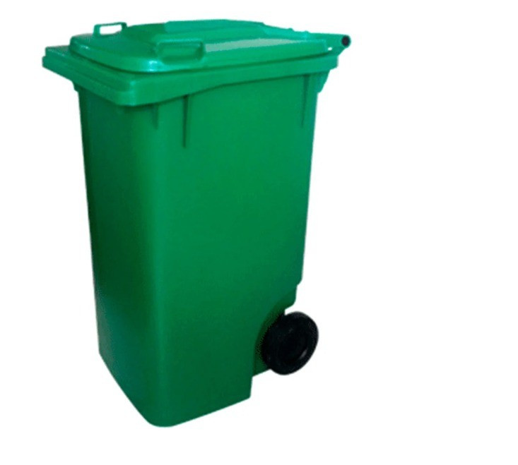Contentor Starke/lar Plasticos 240l Verde Lixeira com Roda