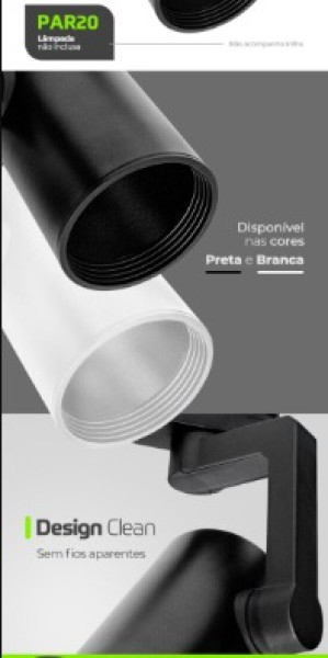 Lumanti Spot P/trilho Branco P/par20 Tstb4