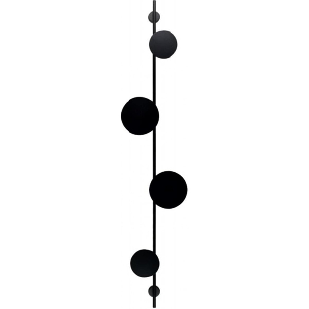 Arandela Eclipse, 4x, Soquete G9, Preto Fosco, Avant