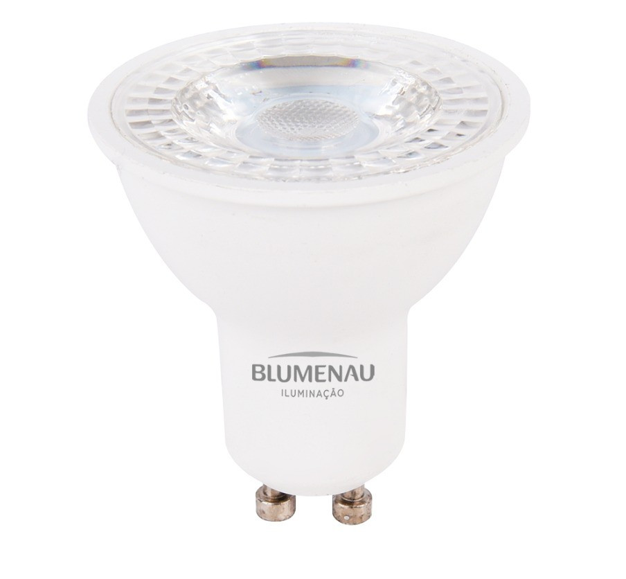 Lampada Led Blumenau 7w Gu10 Mr16 6500k Autovolt 02071016