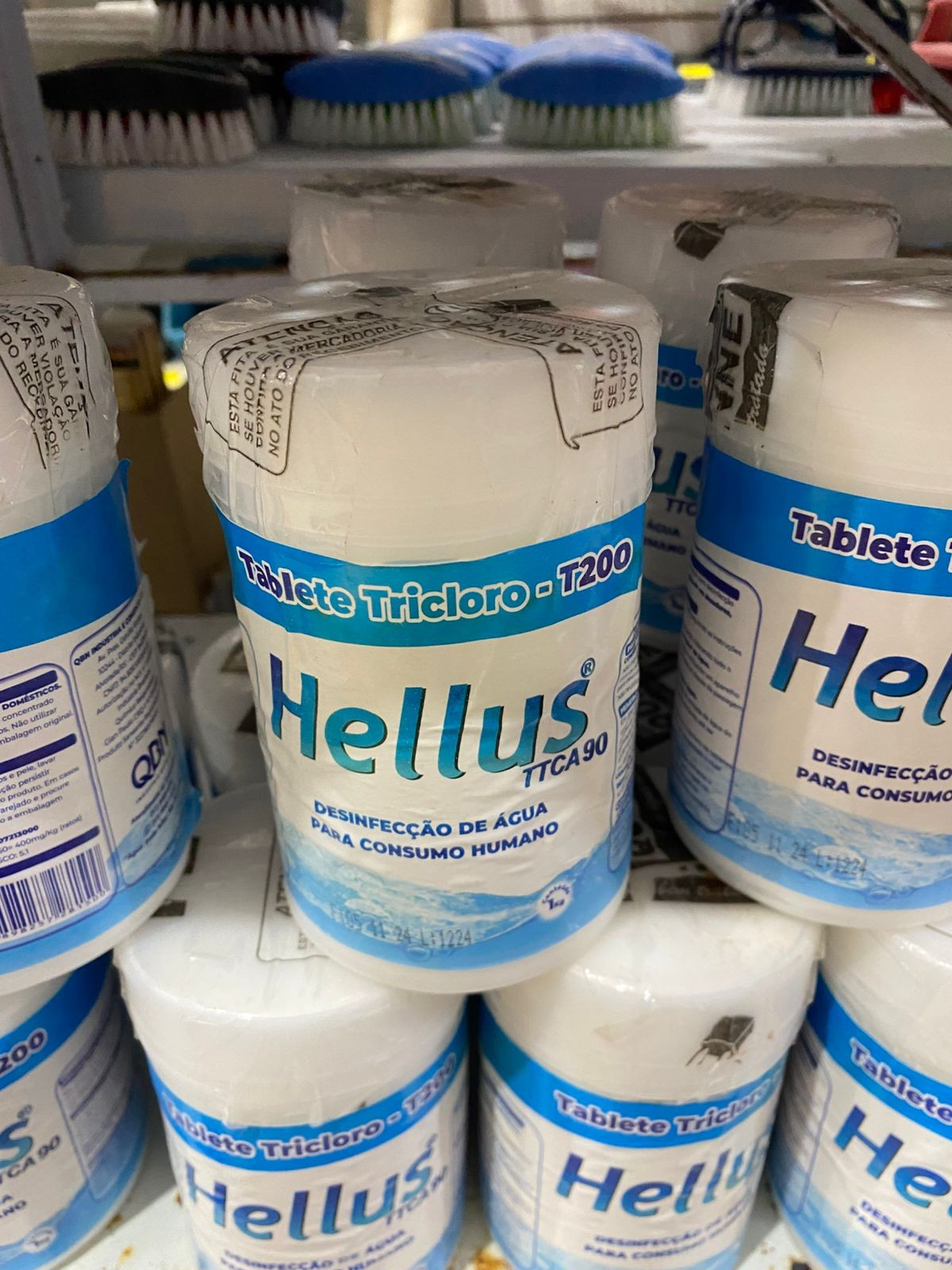 Pastilha Tricloro Hellus Ttca90 Quibenne 1kg