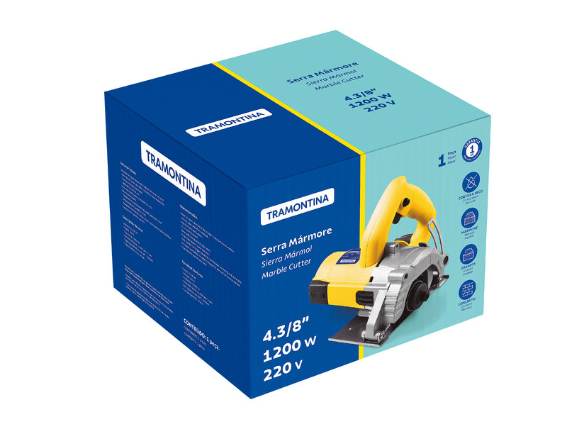 Serra Marmore Tramontina 1200w 220v Amarela 42506/220