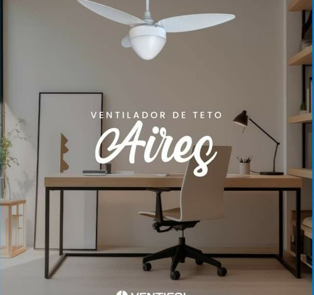 Ventilador de Teto Ventisol Aires C/controle Biv Br Inverter