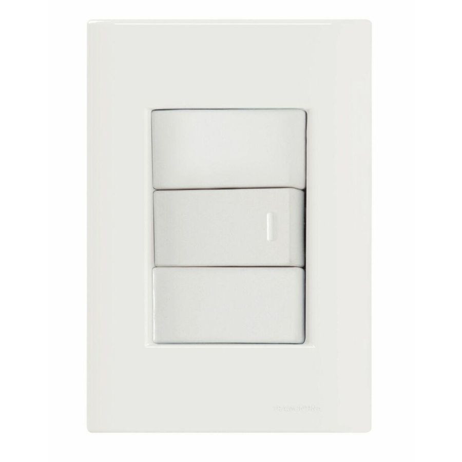 Conjunto 4x2 com 1 Interruptor Paralelo 10 a 250 V Giz Branco - Tramontina