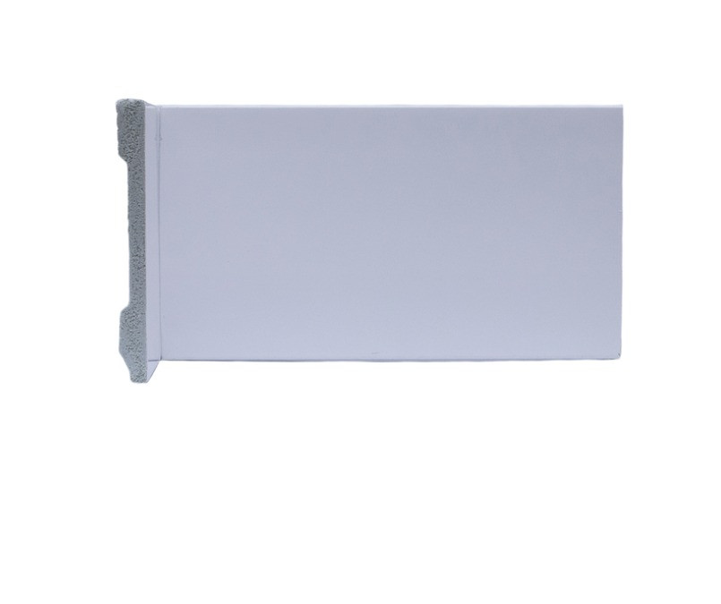 Graddus Rodape Gr100l Barra 2.40mts X 10cm Liso Branco