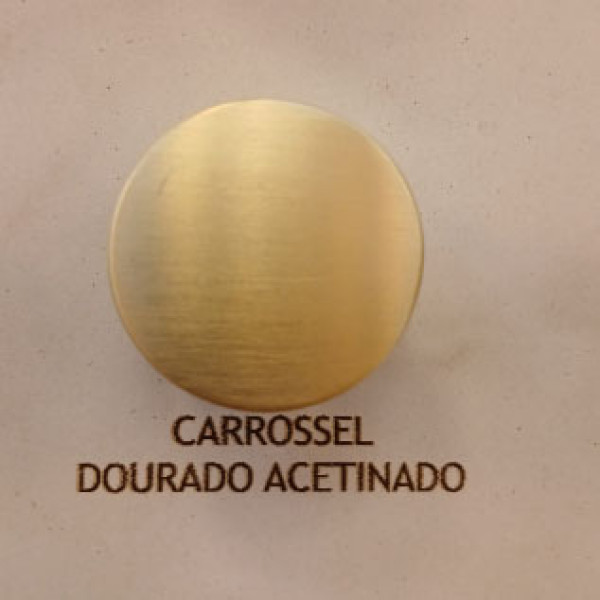 Maxima Puxador C/led Carrossel 20x34mm Maxlt06 Dourado Ab