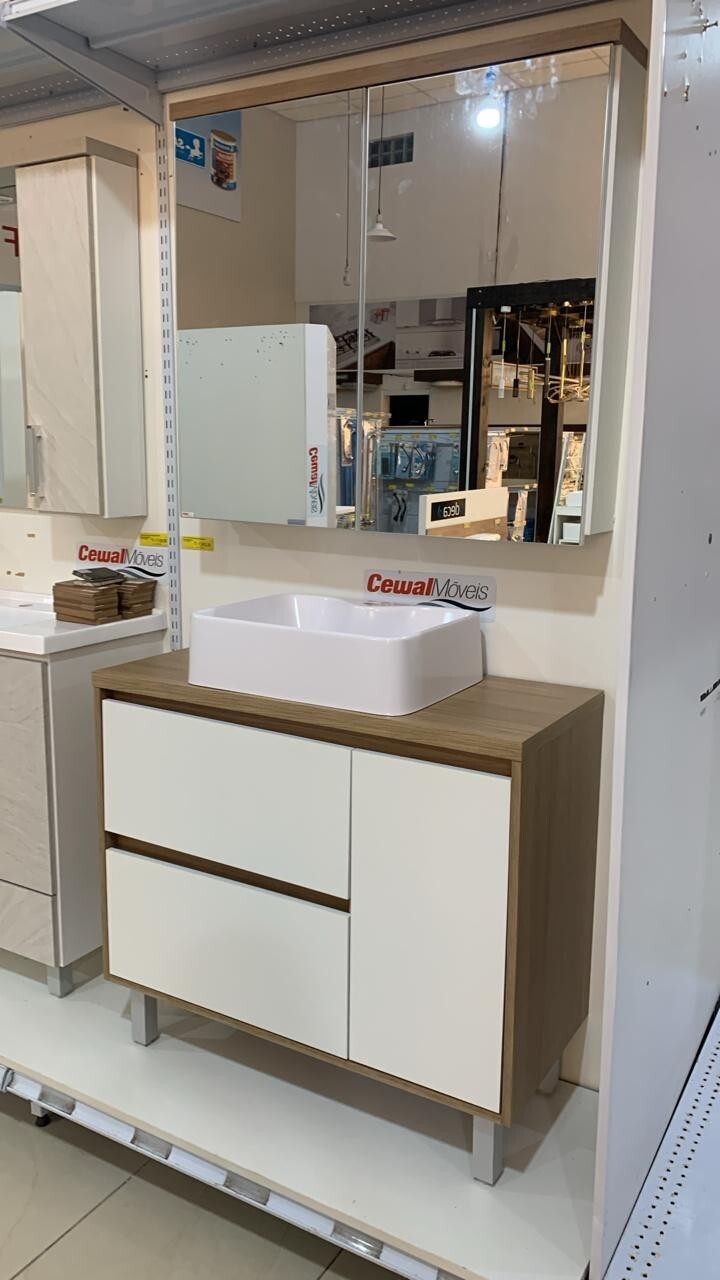 Cewal Kit 920 90cm Balc/esp/cuba Itapua/branco