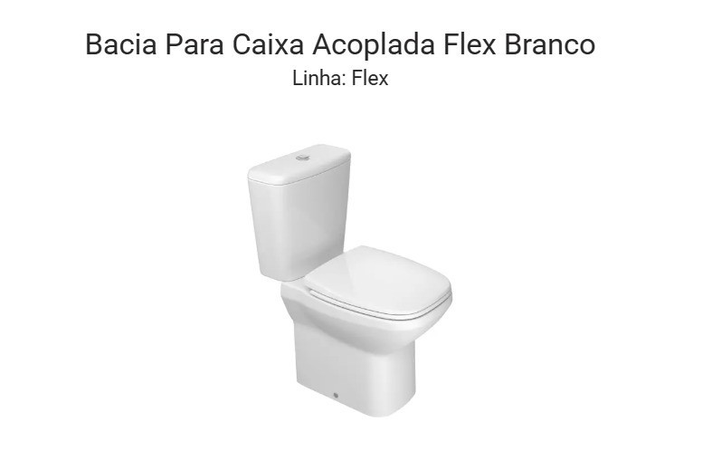 Deca Kit Vaso Flex C/cx Acopl Branco Kp.380.17