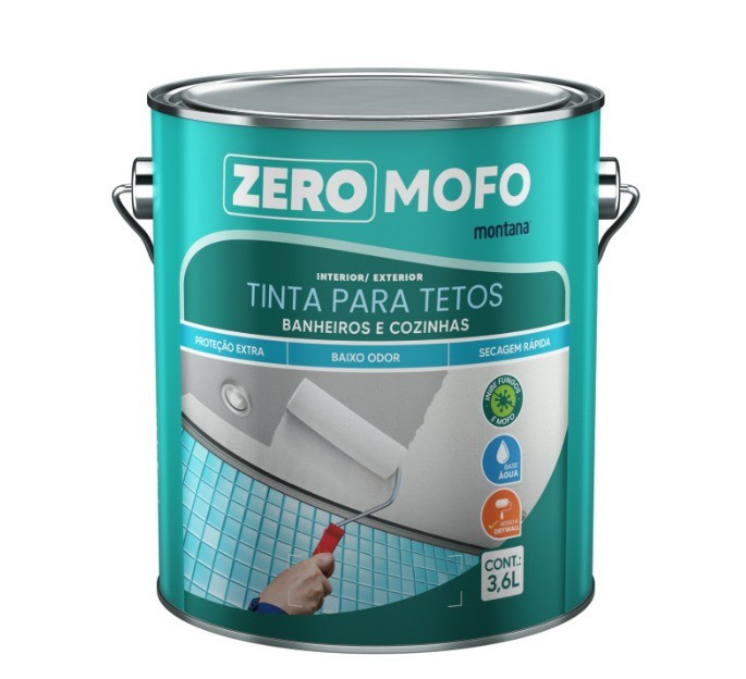 Montana Zero Mofo Tinta P/tetos Branco Ac 3.6l