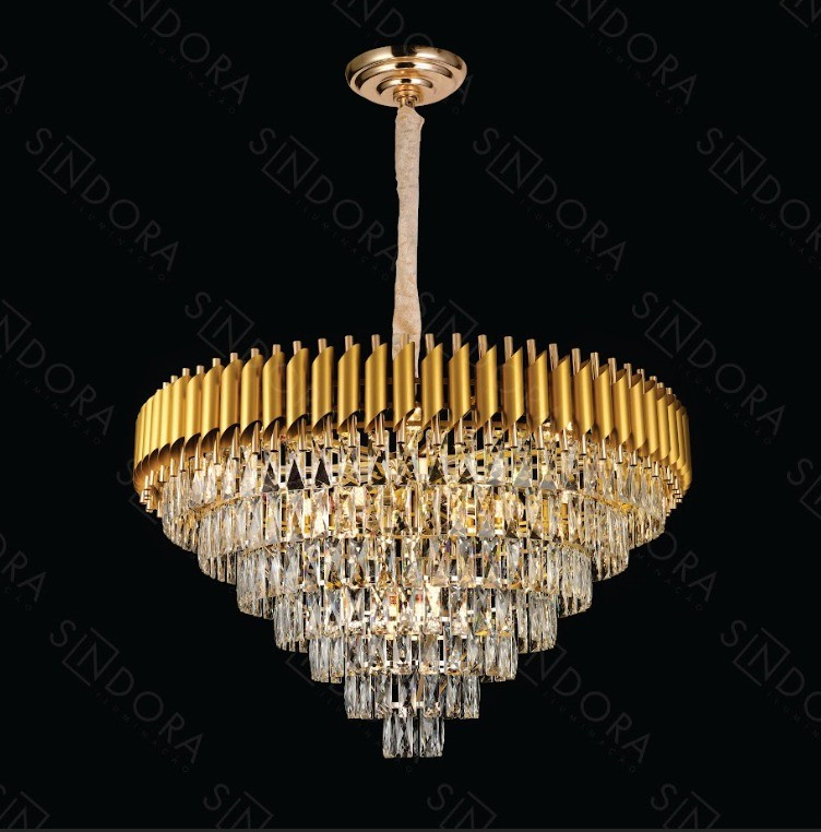 Dinamica Pendente Dcd06544 18lamp E14 Dourado 95x48cm