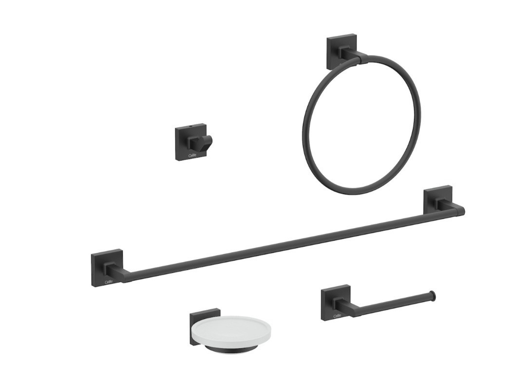 Celite Conj Acessorios 5pcs Up Preto Matte