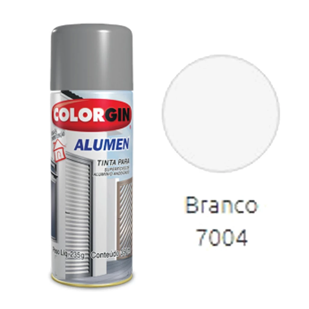 Spray Colorgin Alumen Branco 7004  350ml