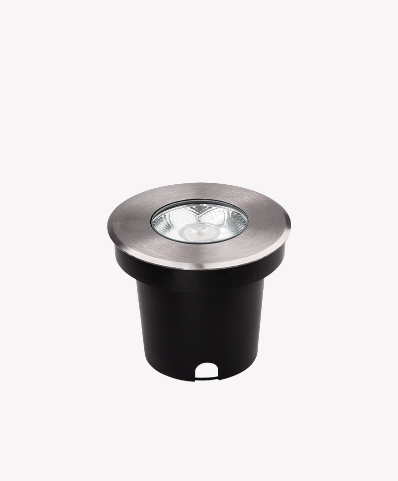 Opus Embutido Solo 7w 3000k 24 Graus Biv Pt/inox 87432