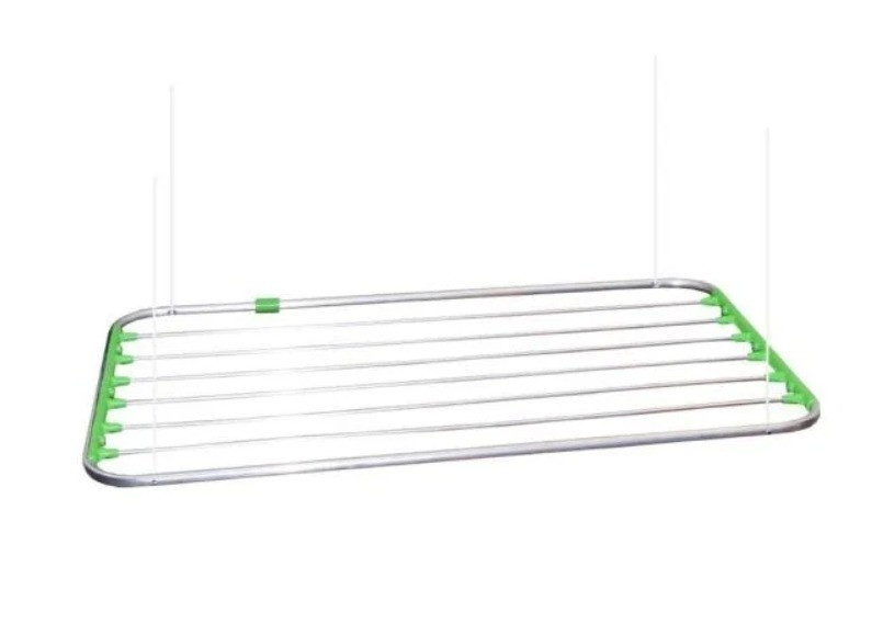 Varal de Teto 1.20x0.60 Vt120 Aluminio-gibafer