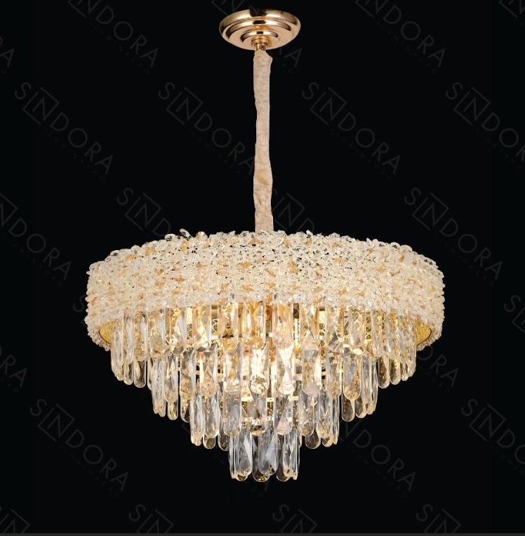 Dinamica Pendente Dcd06580 12lamp E14 Gold 55cm X 36