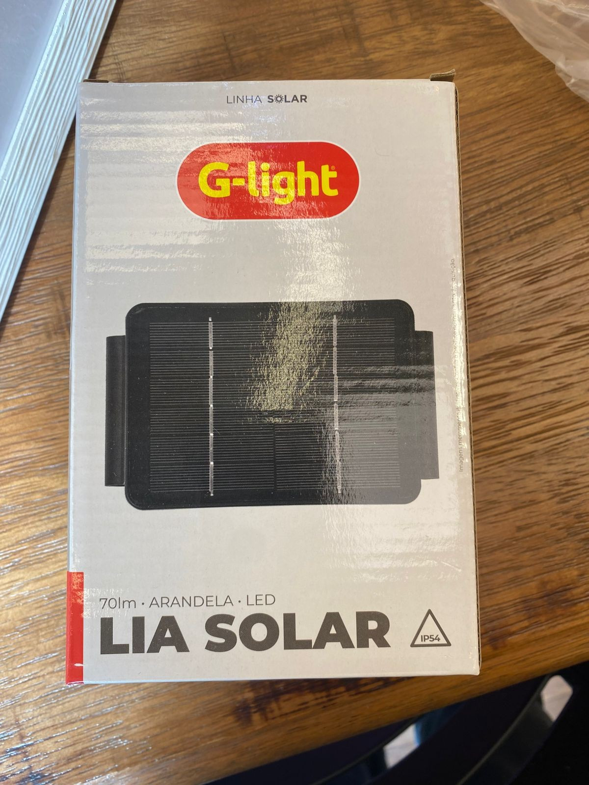 Arandela G-light Lia 3000k Solar 70ml 4 Fachos Pt