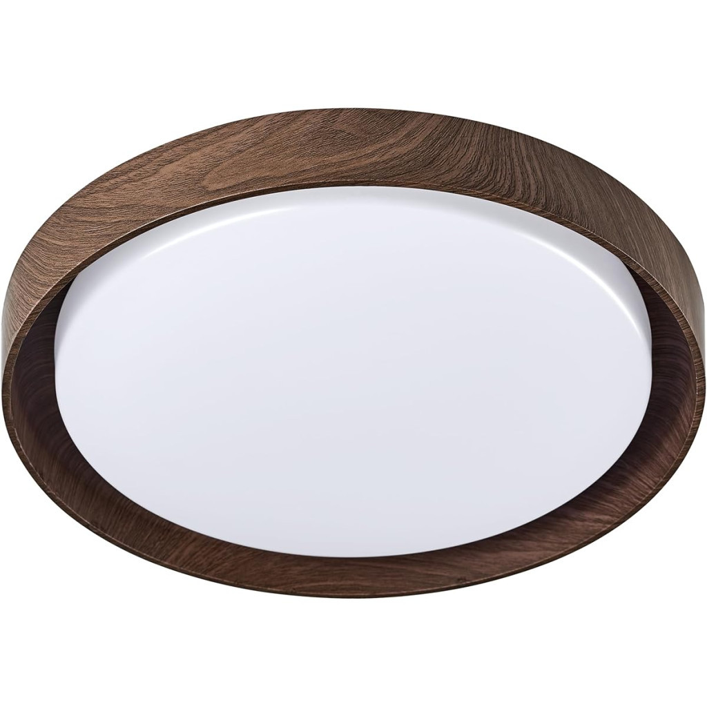Plafon Siena Red D51cm 48w 3000k/4000k/6000k Imbuia (ref:1571)