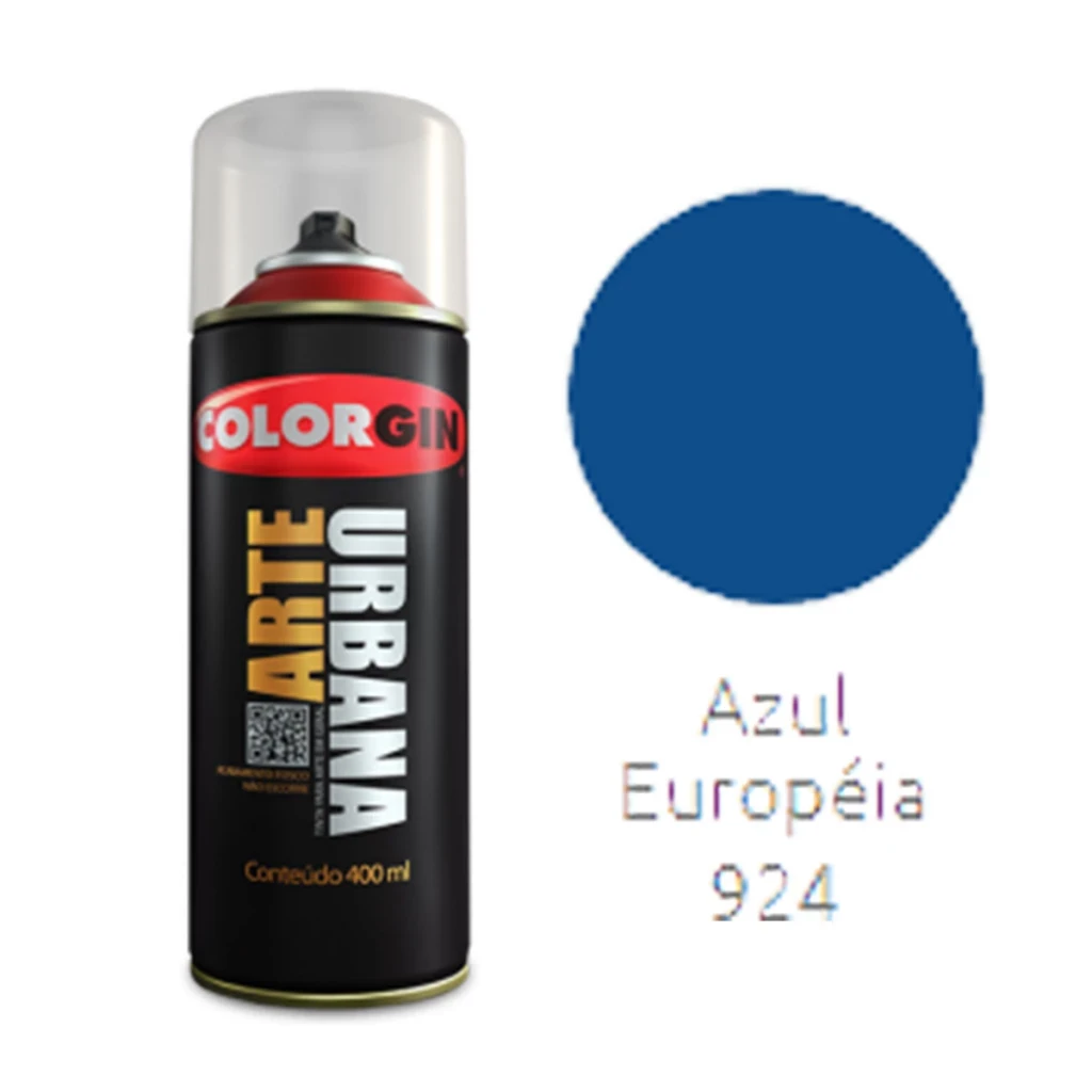 Spray Colorgin Arte Urbana Azul Europeia 924 400ml