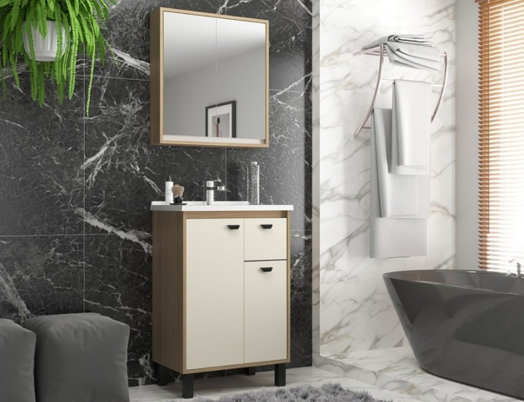 Cewal Kit 630 60cm Balc/esp/lav Berlim/off White