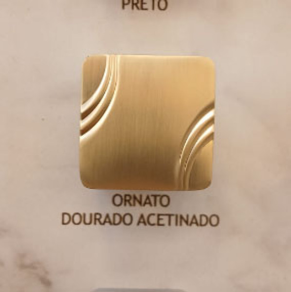 Maxima Puxador C/led Ornato 20x37mm Maxlt02 Dourado Ac
