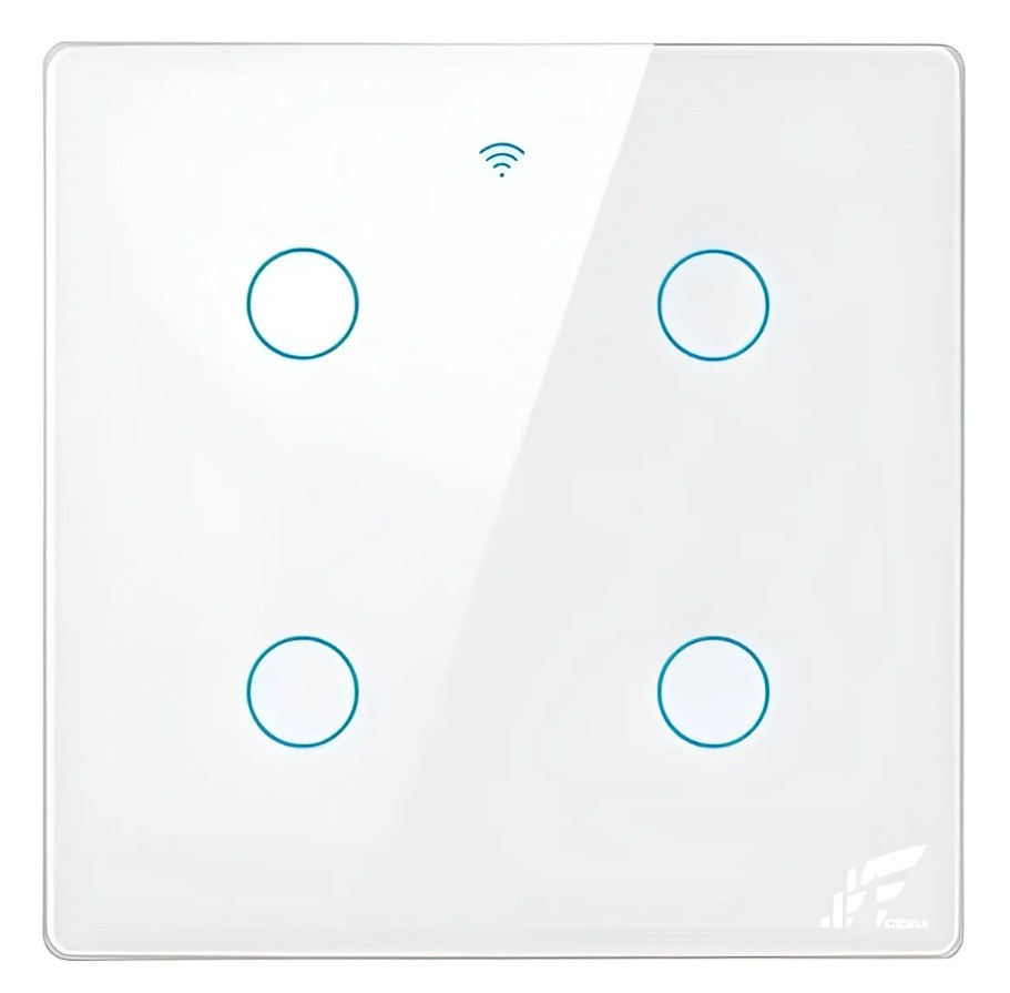 Gmart Interruptor Parede Wifi+ble 4 Botoes Branco