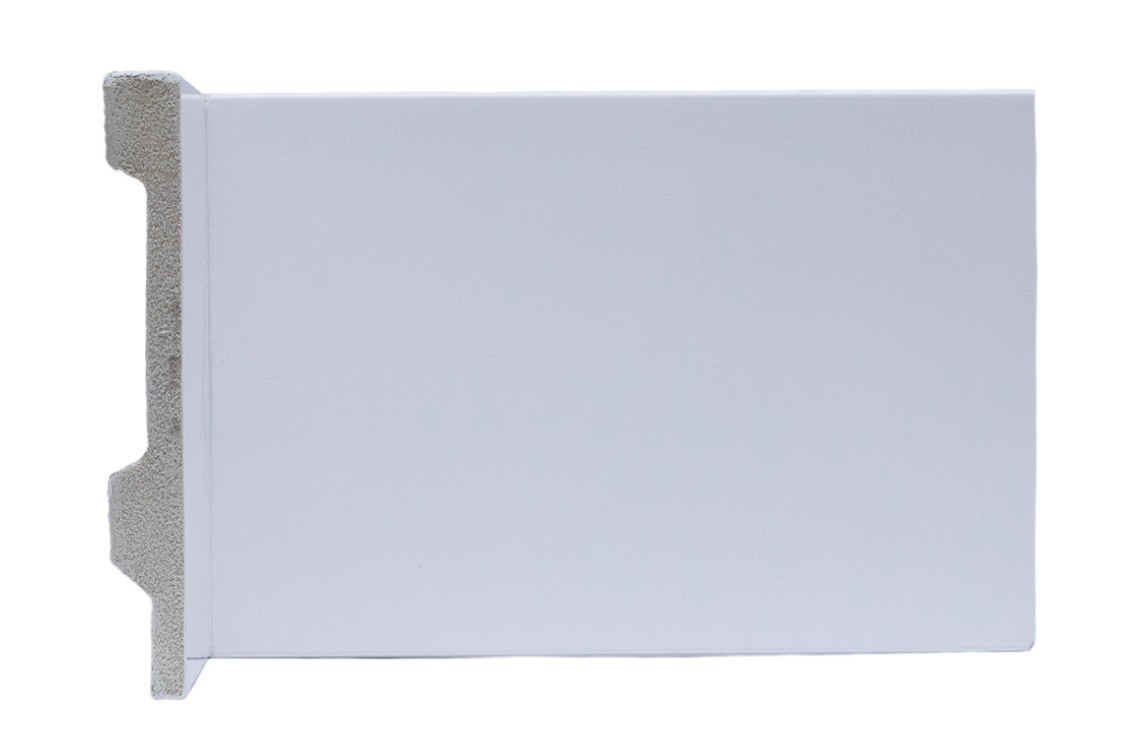 Graddus Rodape Gr120ls Liso Barra 2.25 X 12cm Branco