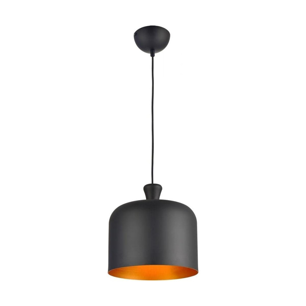 Pendente Bell, 1x, Soquete E27, Grande, Preto, Avant