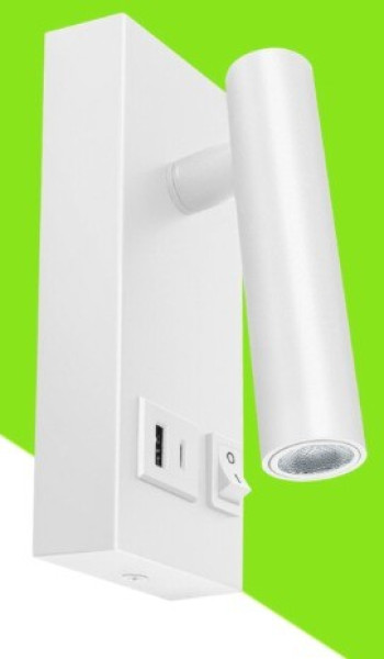 Lumanti Arandela Charger 2w 3000k Br Autovolt