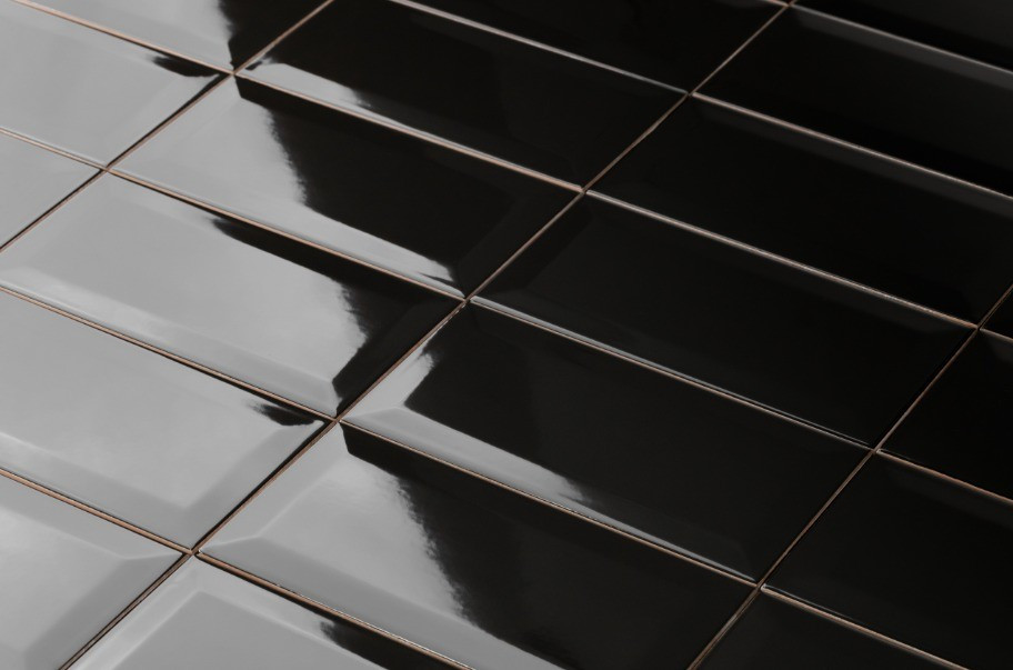 Azulejo Eliane 10x20 Metro Black a 1m2/cx **