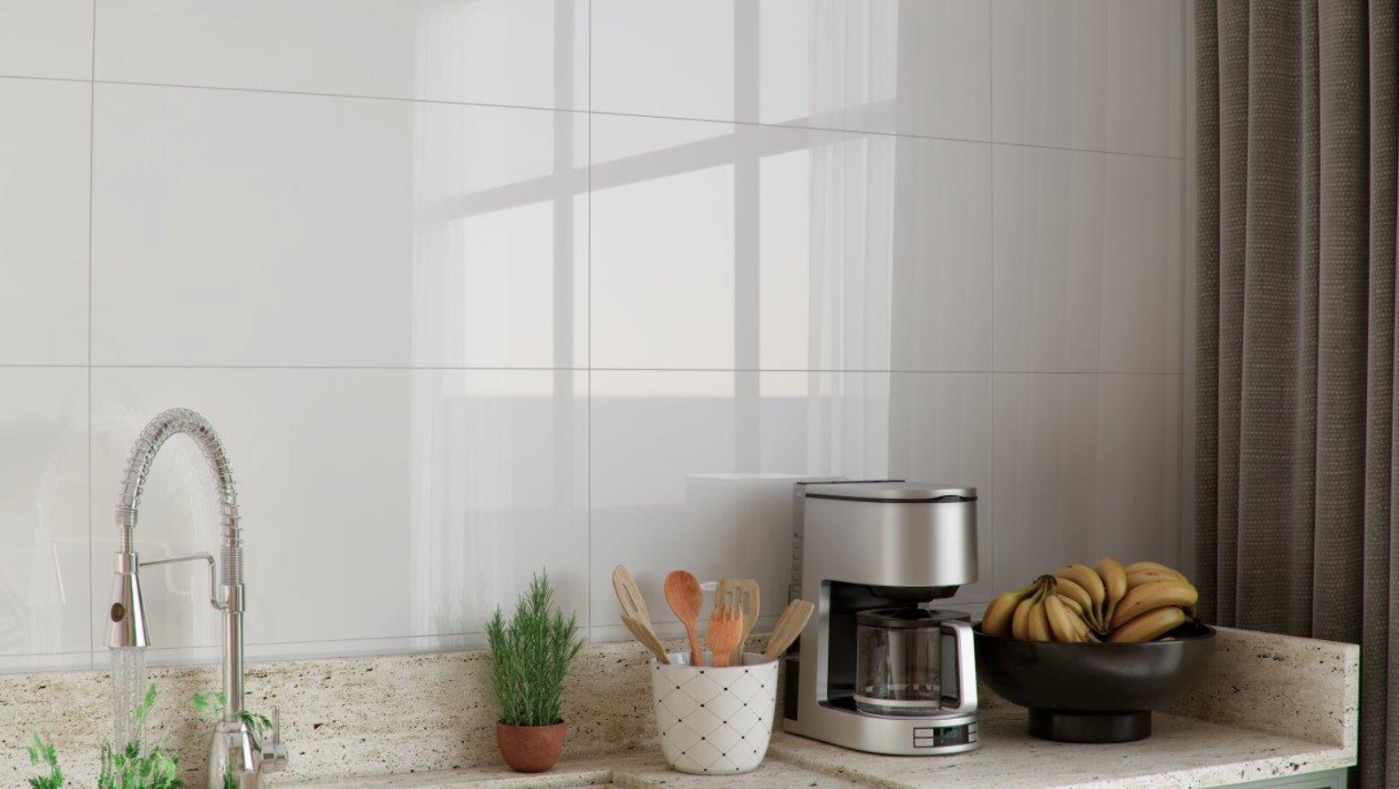 Azulejo Incopisos 38x74 Nanoglass White Pr a 1.98m2/cx