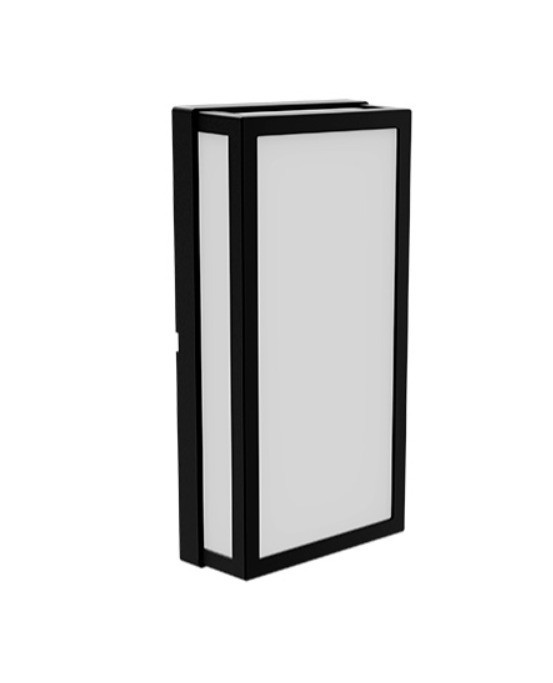 Arandela Taschibra Led Yapi 15w 6500k Preta Autovolt