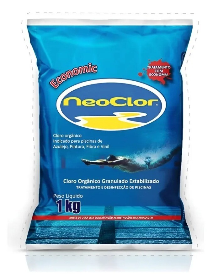 Neoclor Cloro Economic 1kg Vermelha