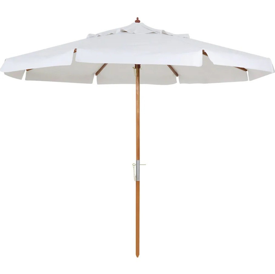 Guarda Sol Belfix Ombrellone 2.40m Branco Positano 8varetas
