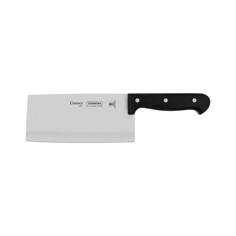 Cutelo Oriental Century com Lâmina em Aço Inox e Cabo de Policarbonato com Fibra de Vidro 7"