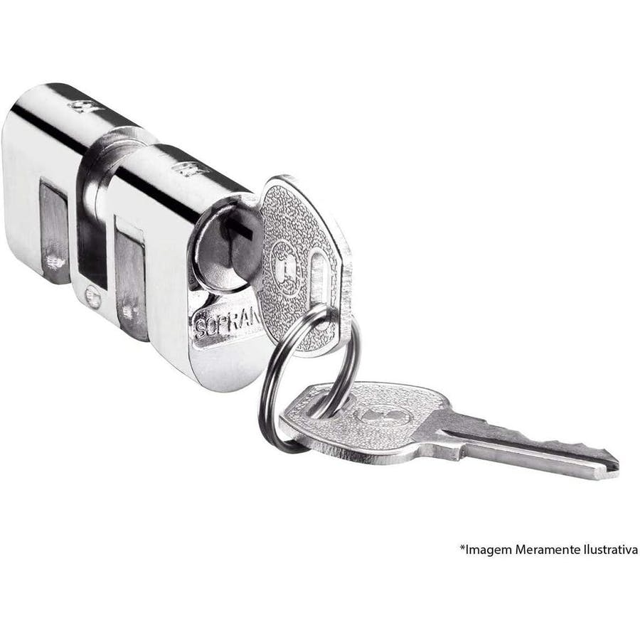 Cilindro para Fechadura Aliança 48mm Zamac - Soprano